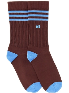 Adidas By Wales Bonner Stripe Detailed Socks