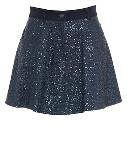 8Pm Eden Sequin-Embellished Pleated Mini Skirt