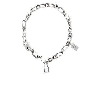 Acne Studios Padlock Chain Necklace