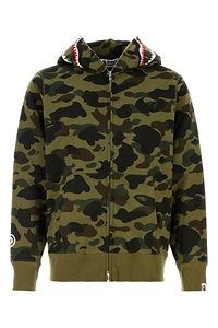 A Bathing Ape® 1St Camo Shark Zip Hoodie