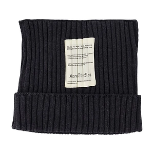 Acne Studios Ribbed Square Beanie Hat