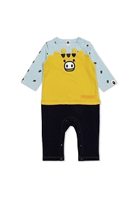 A Bathing Ape® Babymilo Printed Baby Onesie
