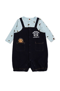 Bape Kids Printed Baby Onesie