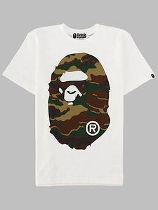 A Bathing Ape® Big Ape Camo Print T-Shirt
