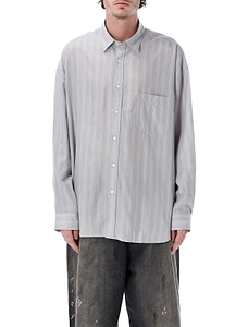 Acne Studios Striped Button-Up Shirt