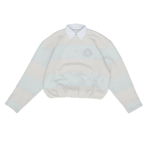 Acne Studios Striped Polo Sweatshirt