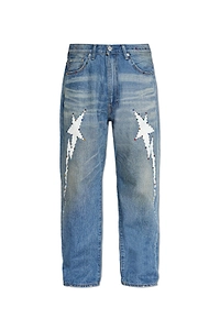 A Bathing Ape® Crystal AppliquÉD Jeans