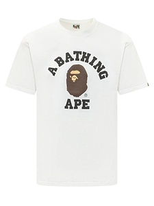 A Bathing Ape College Logo T-Shirt