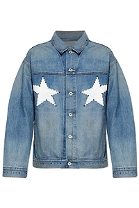 A Bathing Ape® Embellished Star Denim Jacket