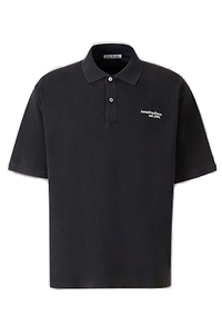 Acne Studios Washed Logo Polo Shirt