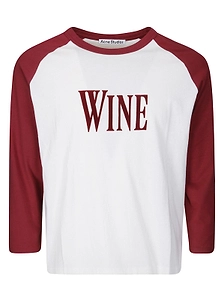 Acne Studios Wine Graphic T-Shirt