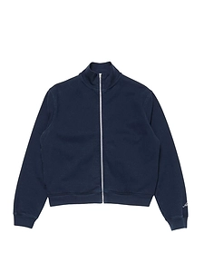 Acne Studios Logo Embroidered Zip-Up Sweatshirt