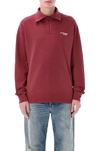 Acne Studios Zip Detailed Long-Sleeved Sweatshirt
