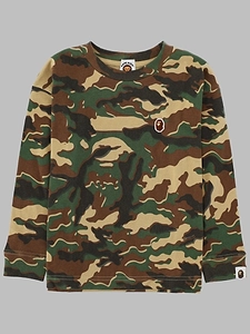 A Bathing Ape® Kids Camo One Point Sweatshirt