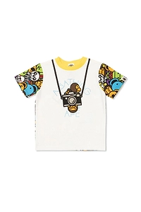 A Bathing Ape Kids Camera Print T-Shirt
