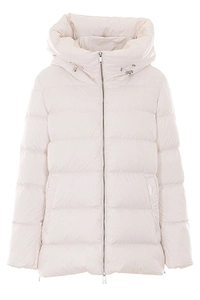 Add Hooded Cocoon Down Jacket