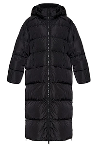 Add Hooded Long Down Jacket