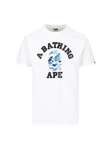 A Bathing Ape College Ape Head Crewneck T-Shirt
