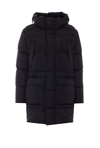 Add Quilted Hooded Down Coat