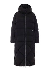 Add Quilted Hooded Down Coat
