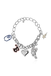 A Bathing Ape® Multi-Charm Link Necklace