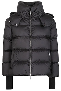 Add Short Hooded Down Jacket
