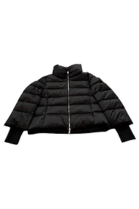 Add Short Quilted Down Jacket