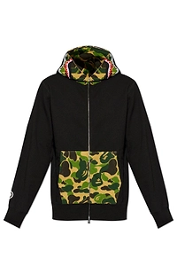 A Bathing Ape® Shark Camo Zip-Up Hoodie