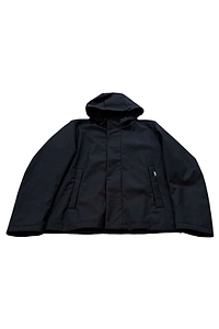 Add Zip Front Hooded Jacket