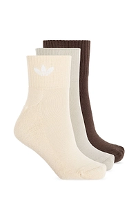 Adidas Originals Mid Ankle Knitted Three Pack Socks