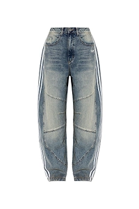 Adidas Originals Panelled Three-Stripe Jeans