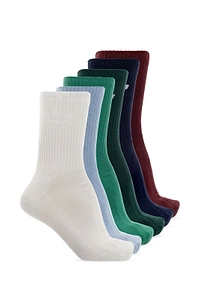 Adidas Originals Six Pairs Trefoil Cushion Crew Socks