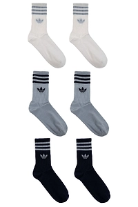 Adidas Originals Trefoil 3-Pack Crew Socks