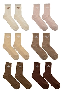 Adidas Originals Trefoil Cushion Crew Socks 6 Pairs