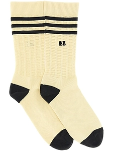 Adidas By Wales Bonner Colour-Block Knitted Socks