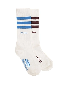 Adidas Original X Wales Bonner Three Striped Two Pack Socks