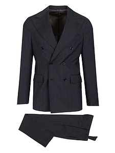Al Duca D'aosta 1902 Double-Breasted Pinstripe Suit