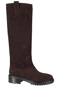 Aeyde Henry Suede Knee-High Boots