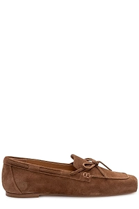 Jasper Bow-Detailed Moccasin Loafers