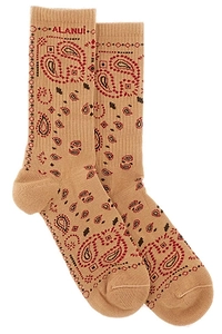 Alanui All Over Bandana Socks