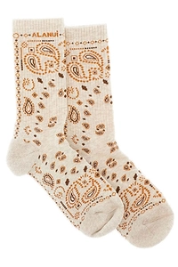 Alanui All Over Bandana Socks