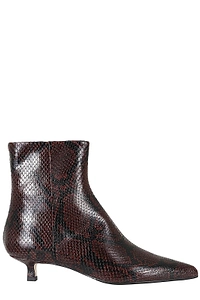 Aeyde Sofia Embossed Ankle Boots