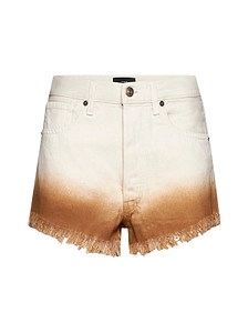 Alanui Fringed Denim Shorts