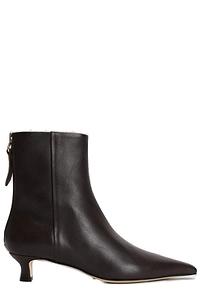 Zoe Pointed-Toe Heeled Ankle Boots