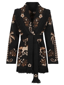 Alanui Island Roots Belted Cardigan
