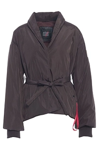 After Label Lugano Belted Puffer Jacket