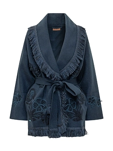 Alanui Nature In Bloom Belted Cardigan