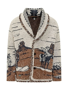 Alanui Riding The Waves Pattern Cardigan