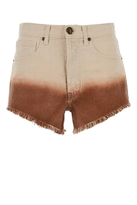 Alanui Shades Of Eden Denim Shorts