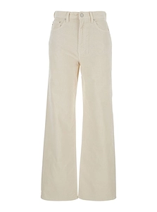 Ag Jeans Logo Patch High-Waisted Jeans
